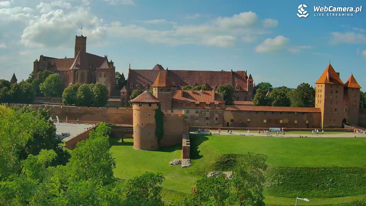 Malbork - widok na Zamek Krzyżacki - 31 sierpień 2025, 15:18