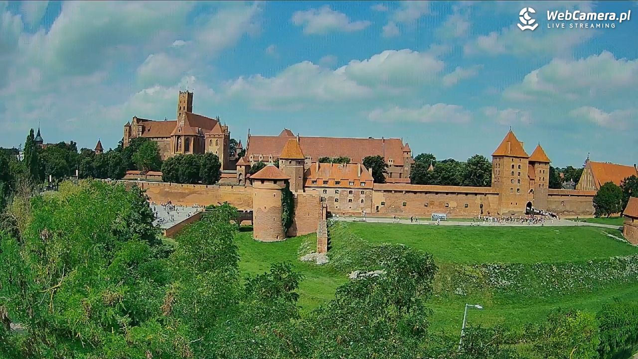 Malbork - widok na Zamek Krzyżacki - 06 sierpień 2026, 11:36