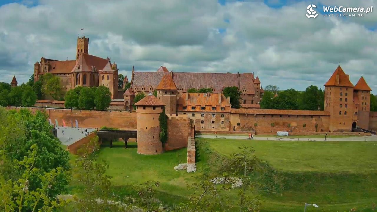 Malbork - widok na Zamek Krzyżacki - 16 maj 2025, 12:40