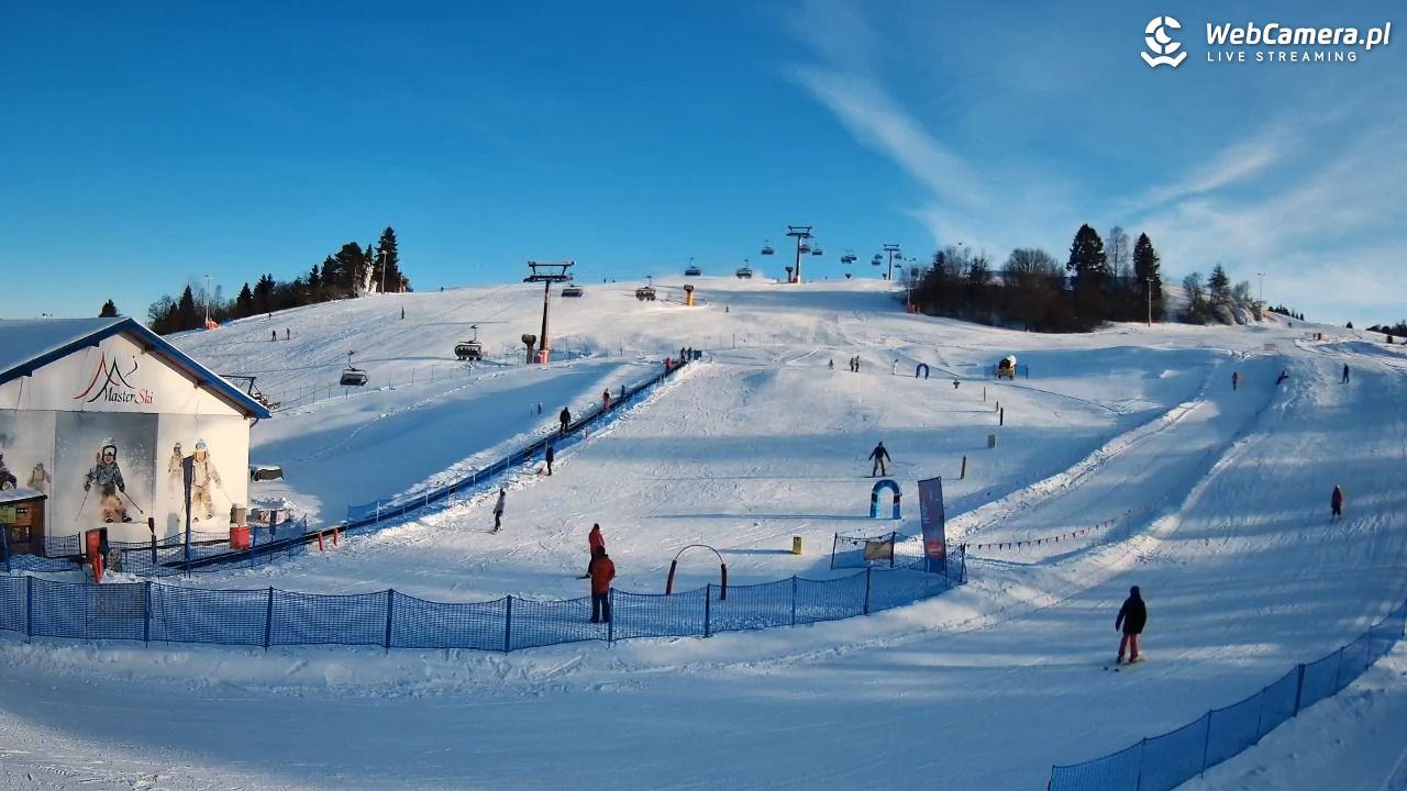 Master Ski - widok na wyciąg taśmowy NOWOŚĆ - 09 styczeń 2026, 14:02