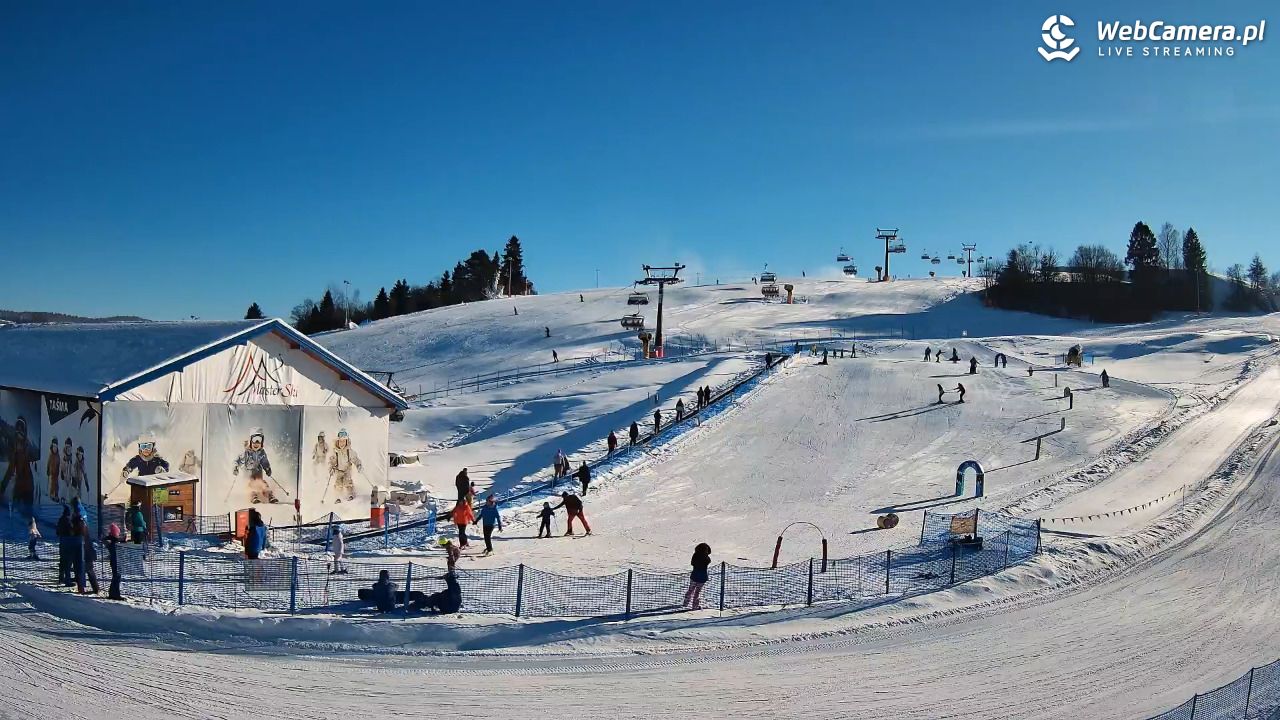 Master Ski - widok na wyciąg taśmowy NOWOŚĆ - 09 styczeń 2026, 11:09