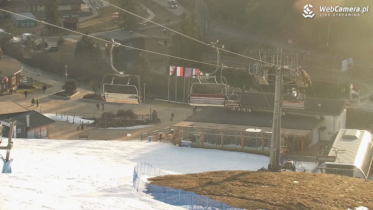 Meander - widok na stok i termy Oravice - 27 luty 2026, 16:08