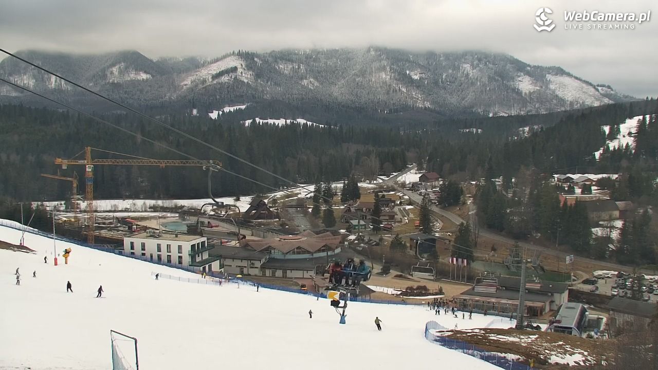 Meander - widok na stok i termy Oravice - 25 luty 2026, 15:40