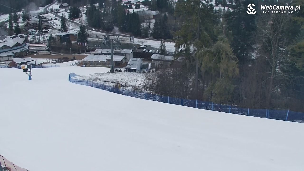 Meander - widok na stok i termy Oravice - 25 luty 2026, 07:00