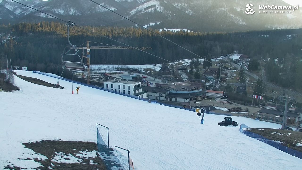 Meander - widok na stok i termy Oravice - 26 luty 2026, 16:45