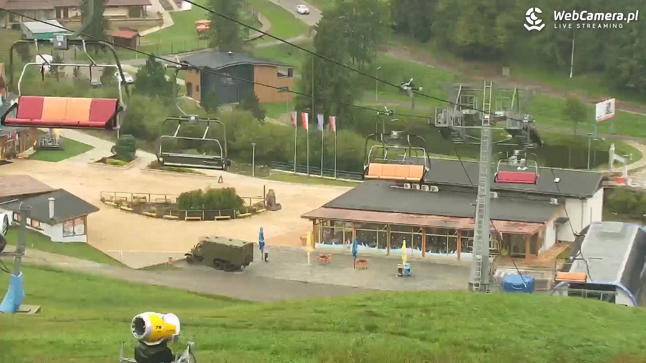 Meander - widok na stok i termy Oravice - 31 sierpień 2025, 17:48