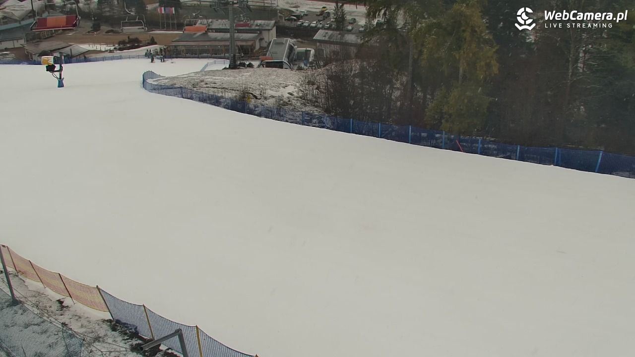 Meander - widok na stok i termy Oravice - 24 luty 2026, 09:08