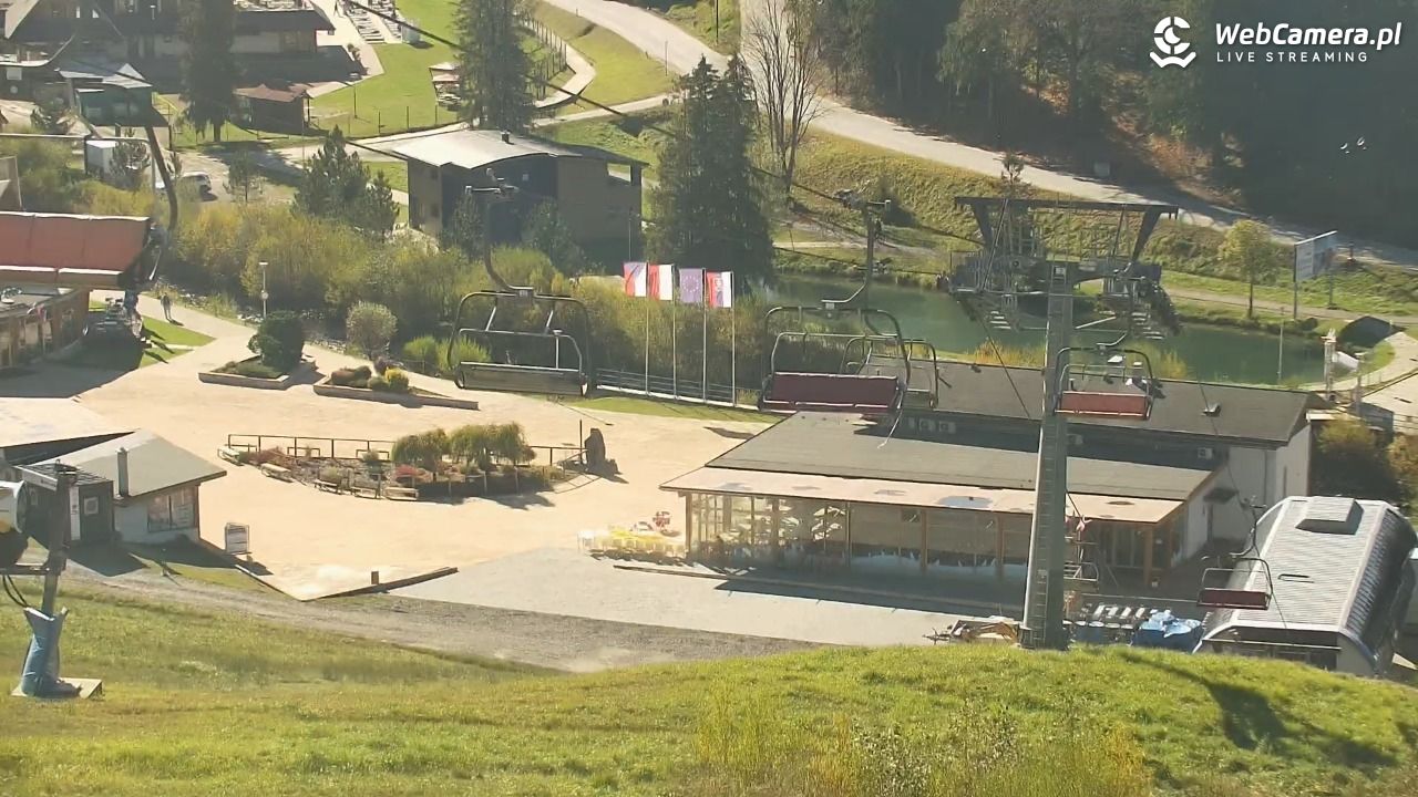 Meander - widok na stok i termy Oravice - 16 październik 2026, 10:59