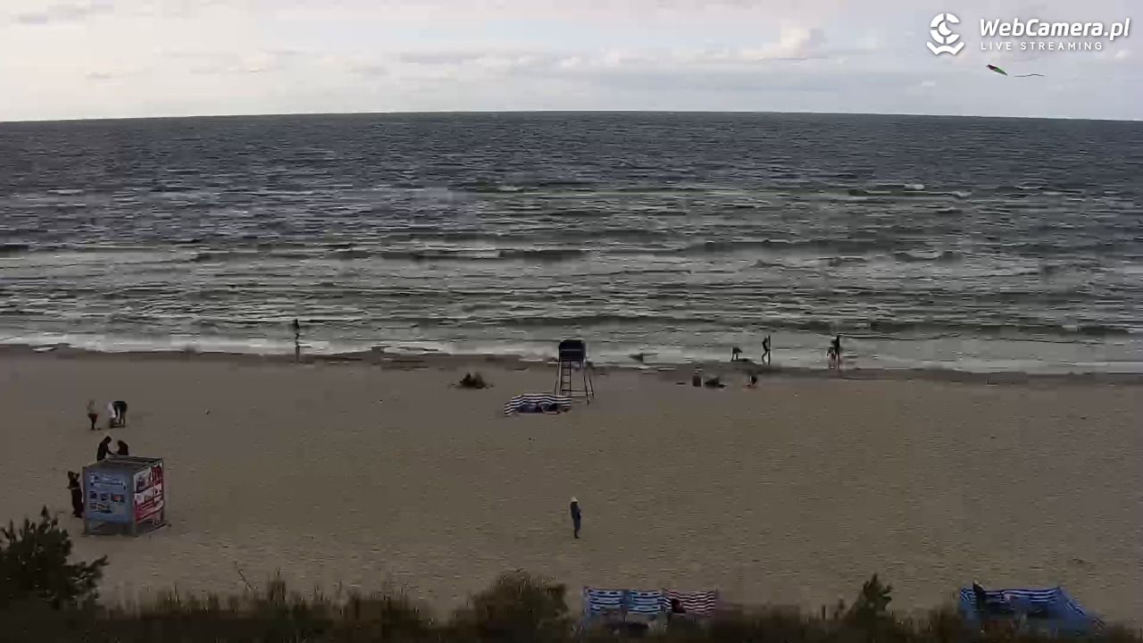 Międzywodzie - widok na plażę - 07 sierpień 2026, 17:33