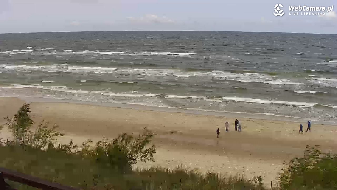 Międzywodzie - widok na plażę - 09 czerwiec 2025, 12:09