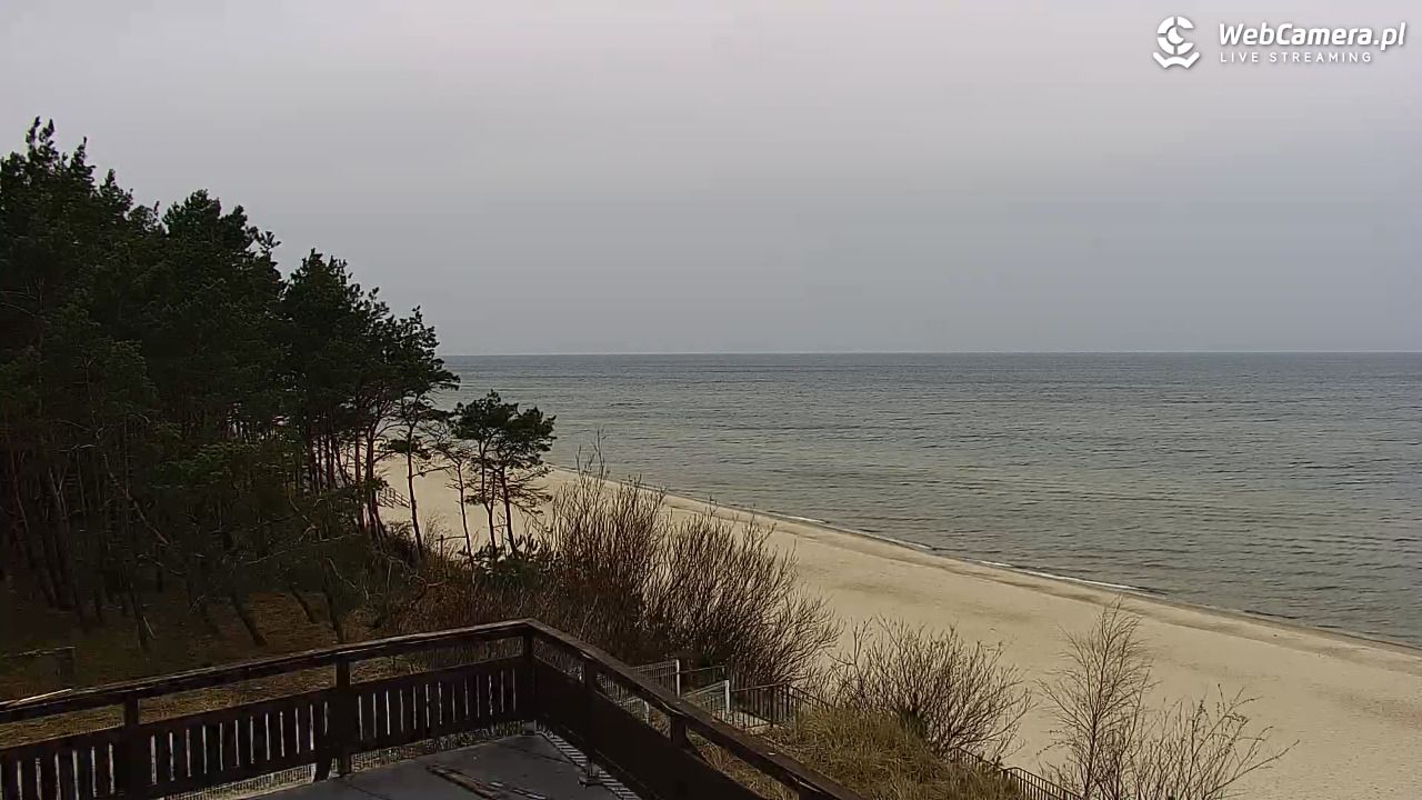 Międzywodzie - widok na plażę - 25 marzec 2026, 08:43