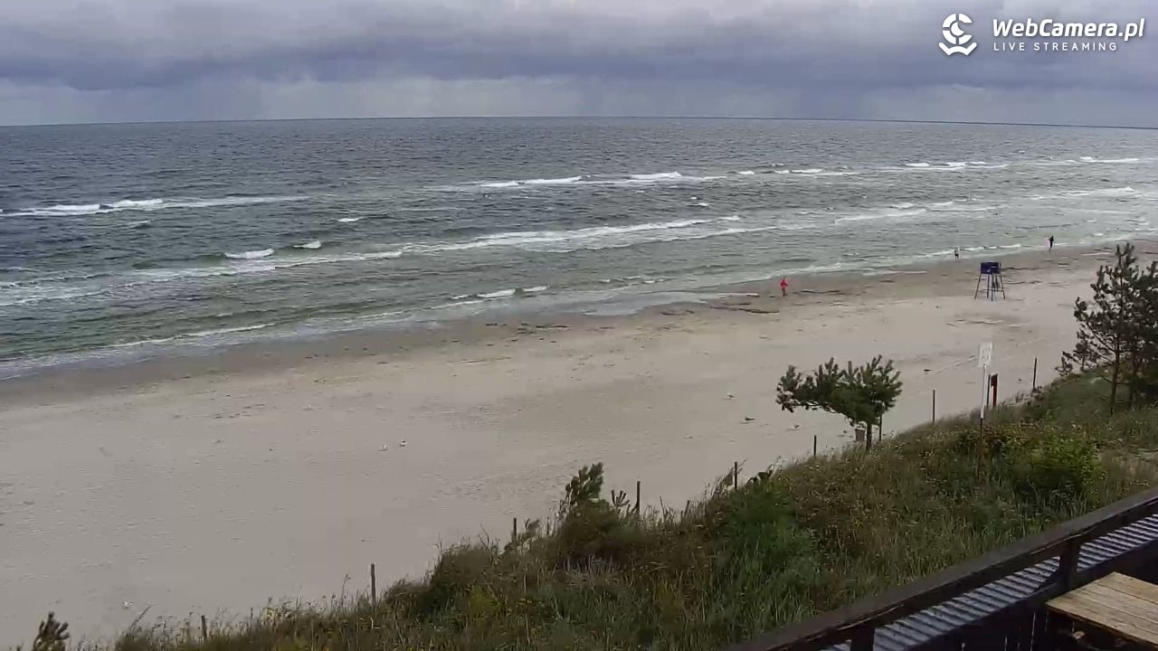 Międzywodzie - widok na plażę - 07 sierpień 2026, 08:09