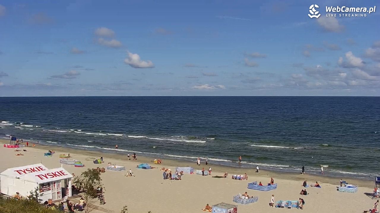 Międzywodzie - widok na plażę - 08 sierpień 2026, 10:19