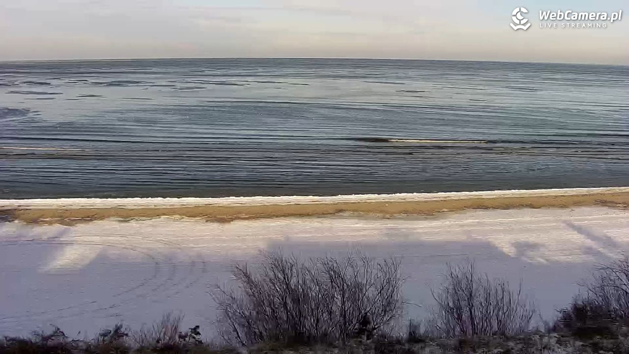 Międzywodzie - widok na plażę - 01 luty 2026, 10:33