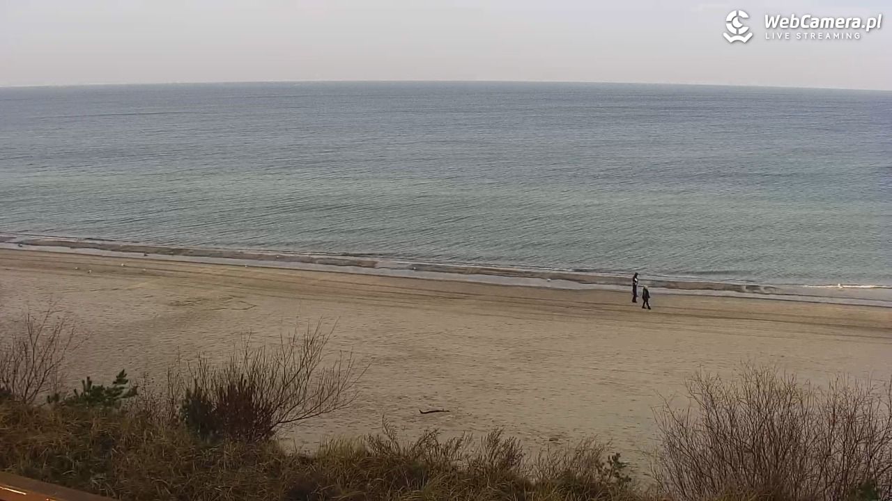 Międzywodzie - widok na plażę - 18 grudzień 2025, 10:52