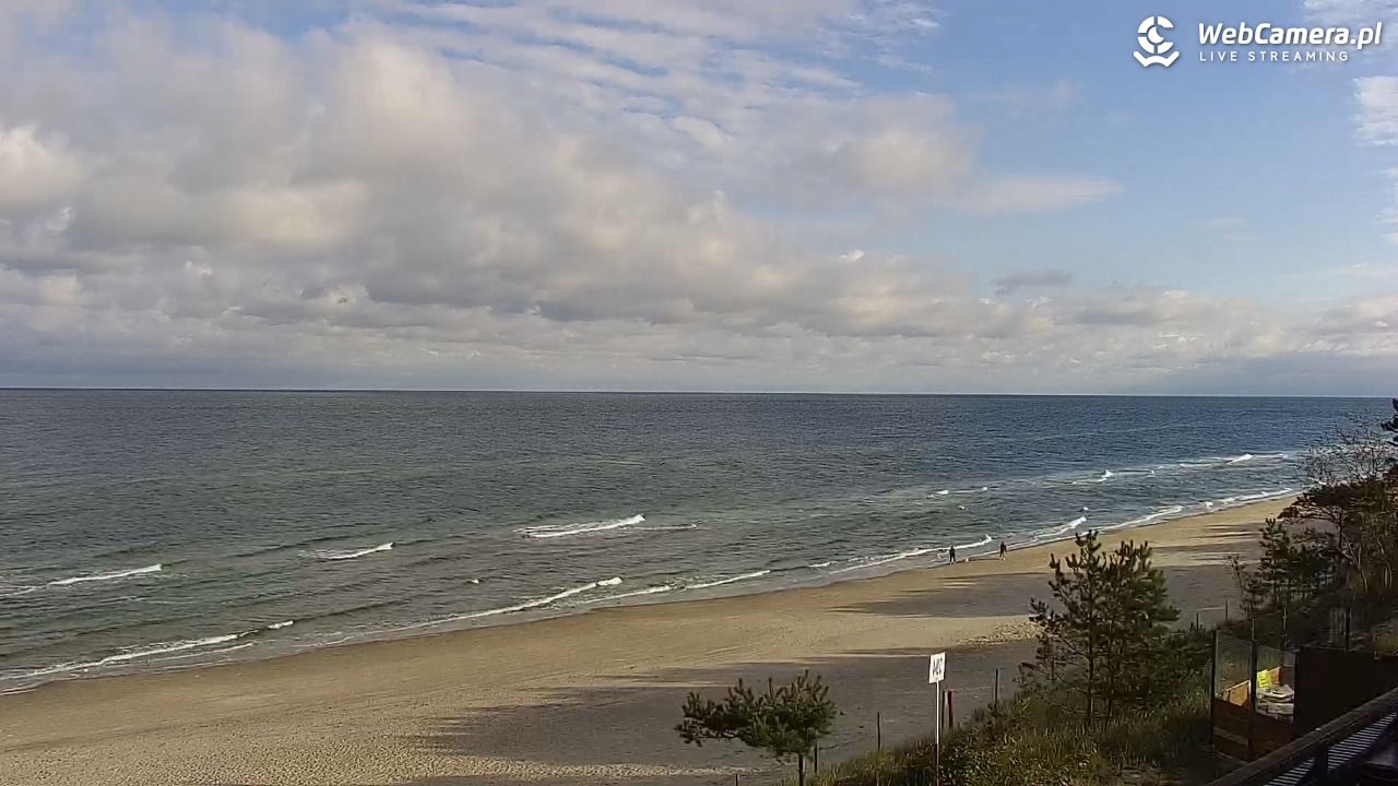 Międzywodzie - widok na plażę - 18 wresień 2026, 08:49