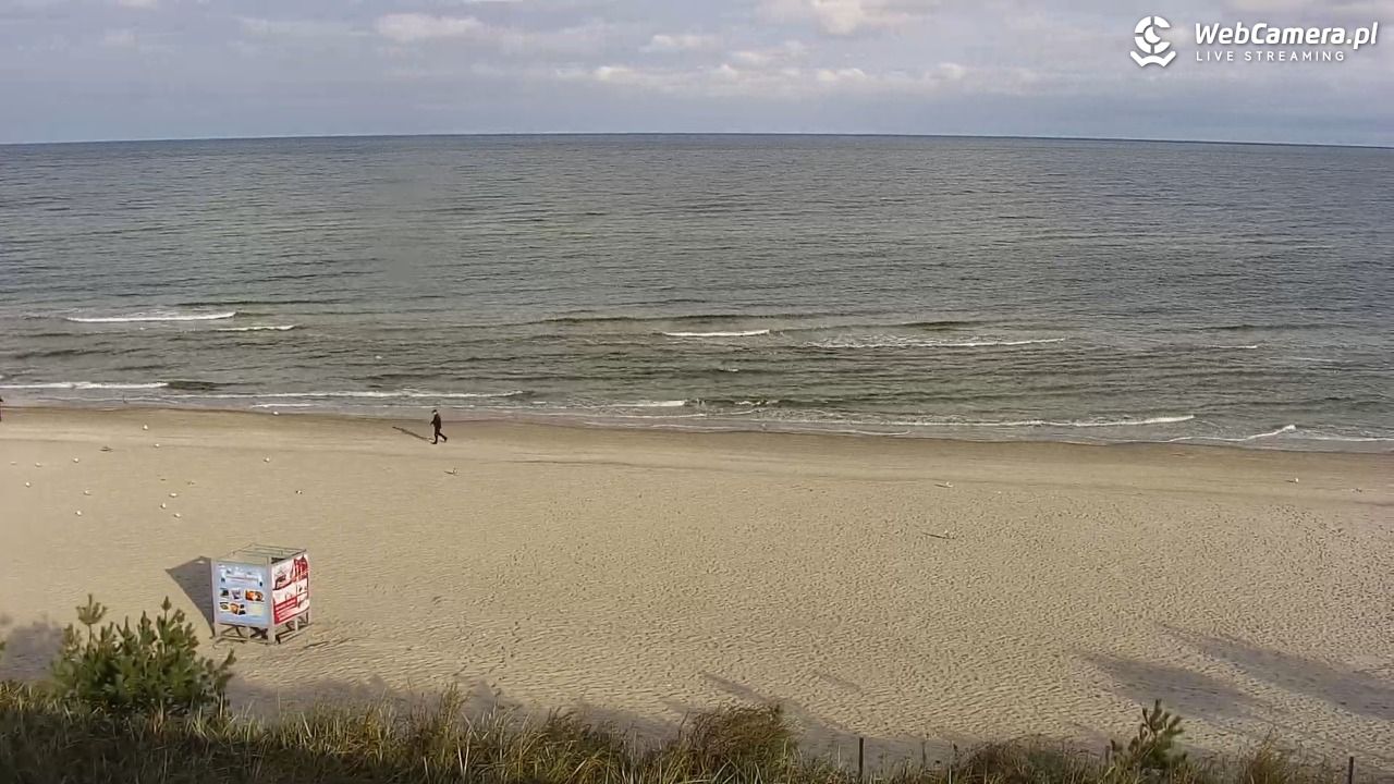 Międzywodzie - widok na plażę - 18 wresień 2026, 08:48