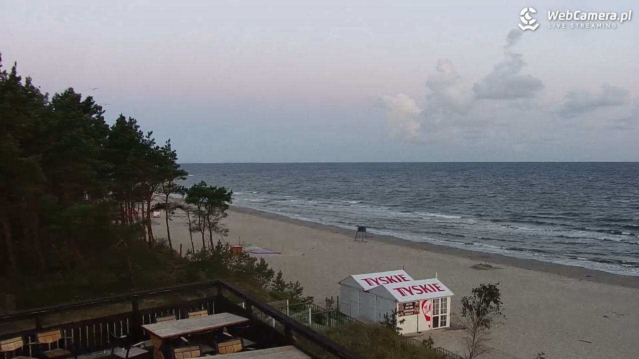 Międzywodzie - widok na plażę - 08 sierpień 2026, 05:17