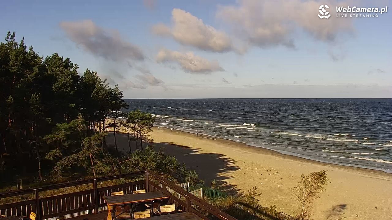 Międzywodzie - widok na plażę - 17 wresień 2026, 09:02
