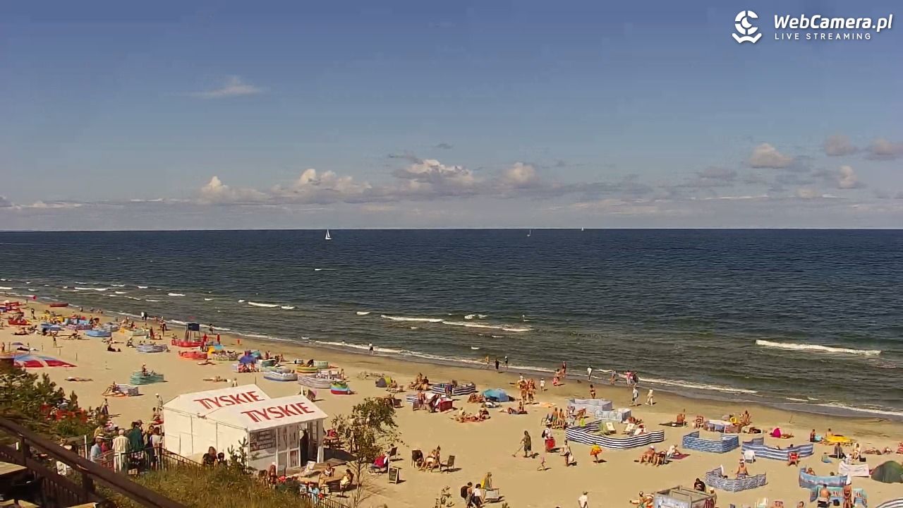 Międzywodzie - widok na plażę - 08 sierpień 2026, 11:23