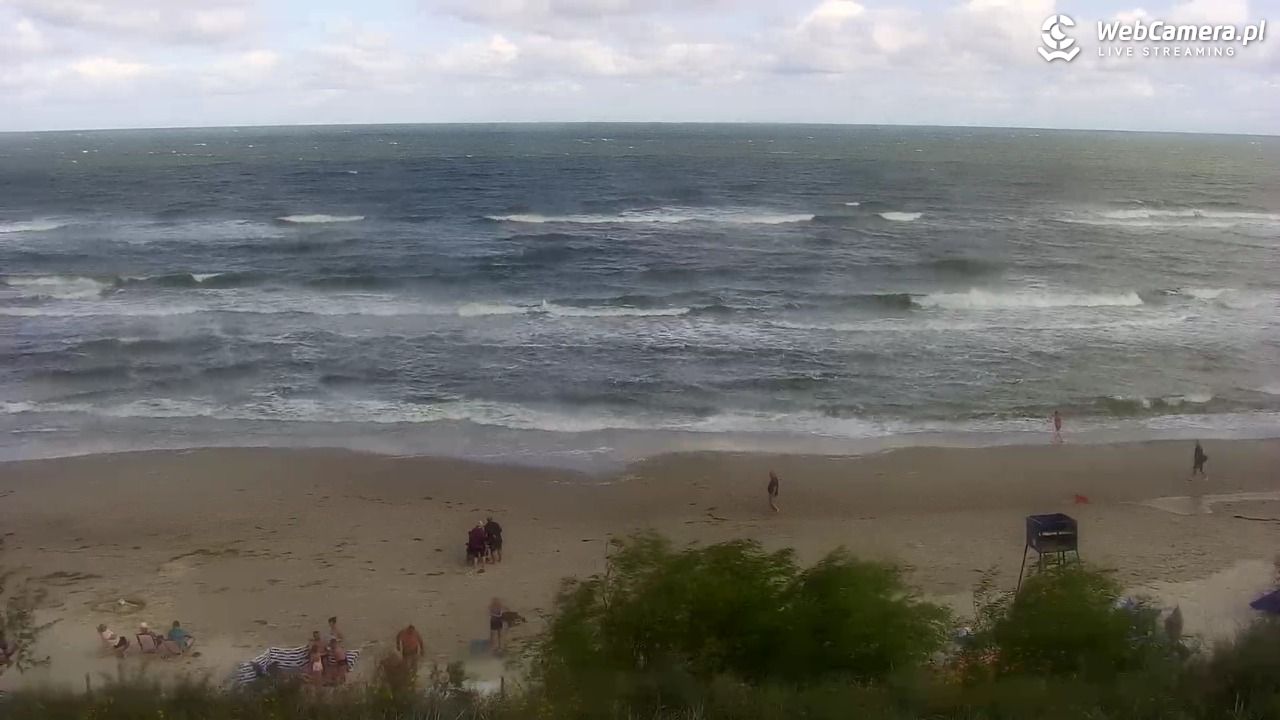 Międzywodzie - widok na plażę - 29 lipiec 2025, 10:32