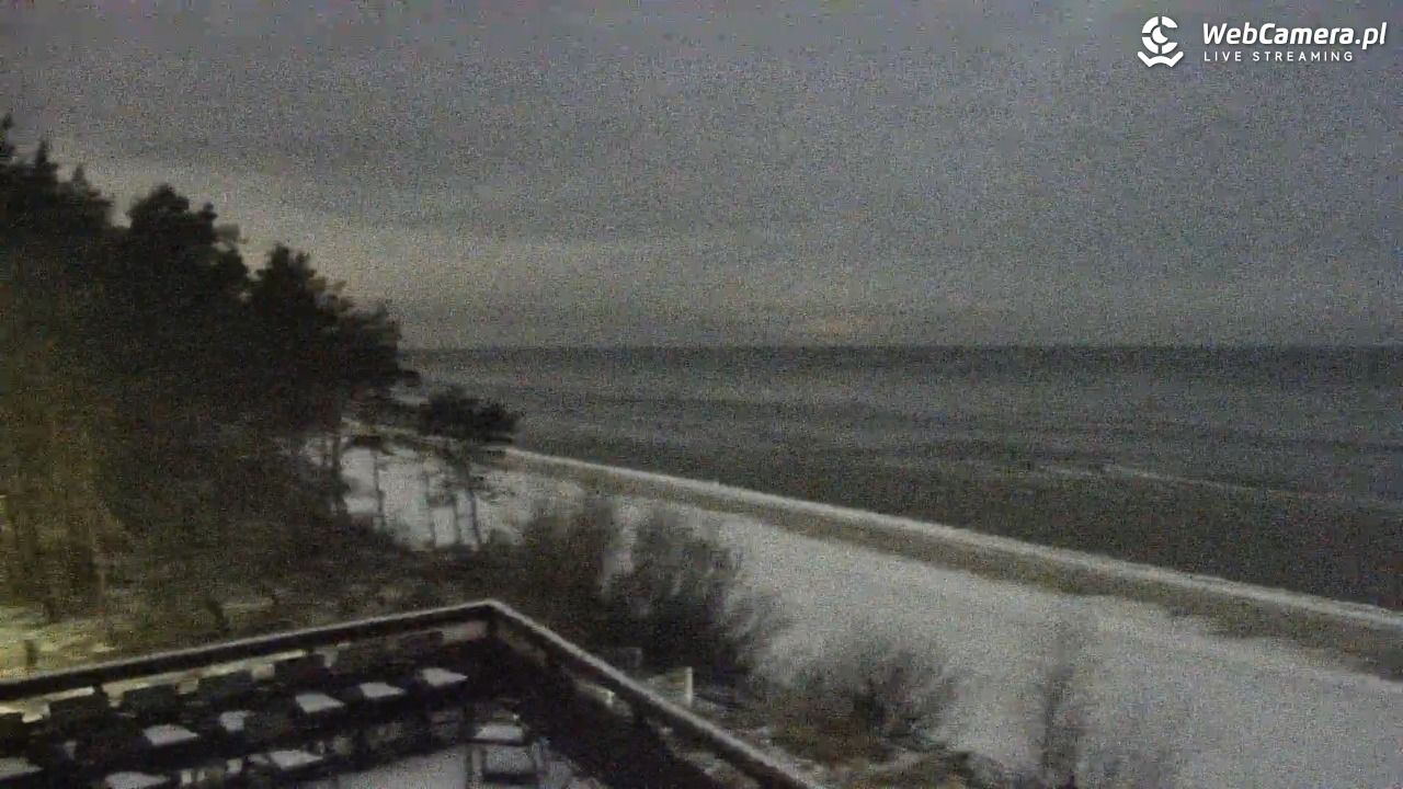 Międzywodzie - widok na plażę - 03 luty 2026, 02:21