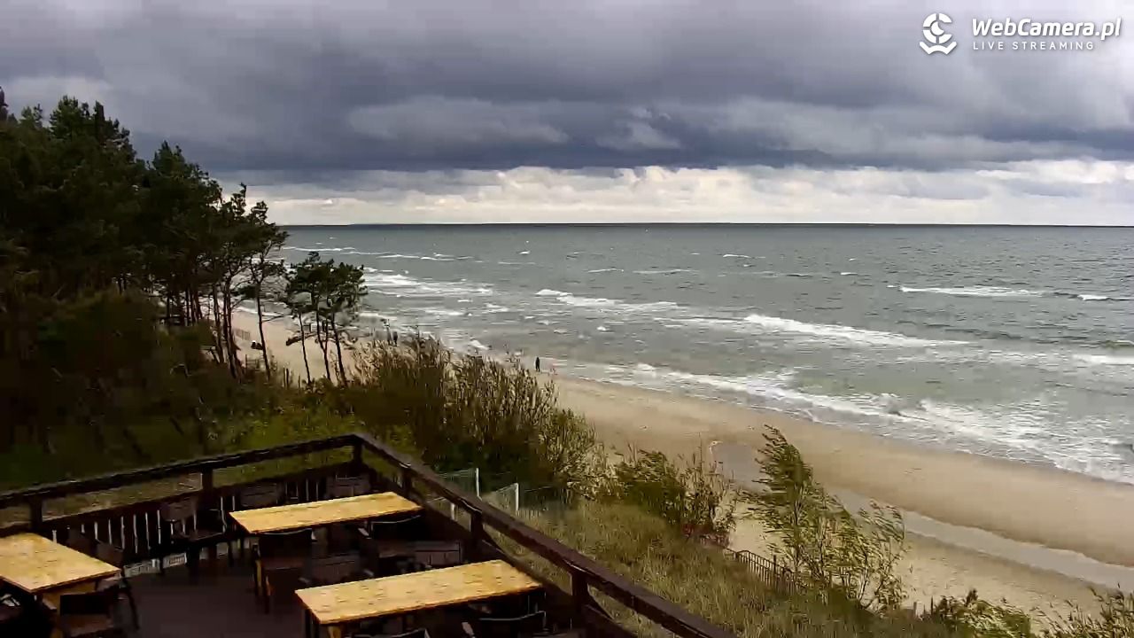 Międzywodzie - widok na plażę - 17 maj 2025, 15:04