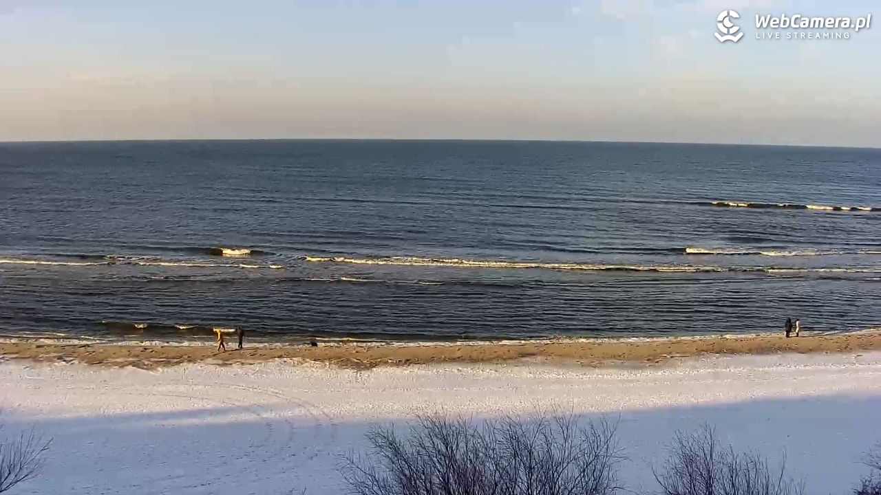 Międzywodzie - widok na plażę - 31 styczeń 2026, 15:17