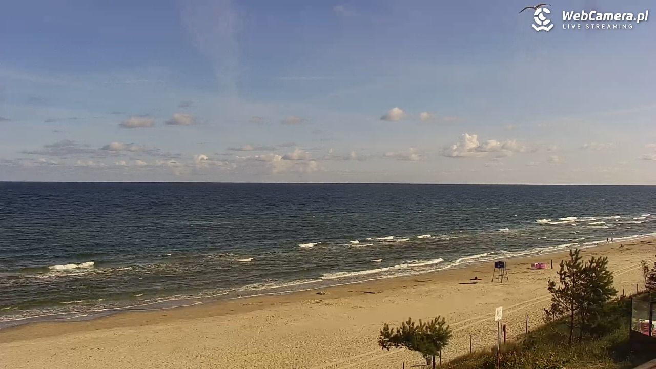 Międzywodzie - widok na plażę - 08 sierpień 2026, 08:54