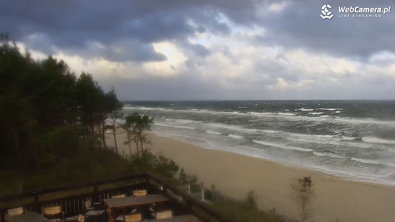 Międzywodzie - widok na plażę - 21 wresień 2026, 08:00