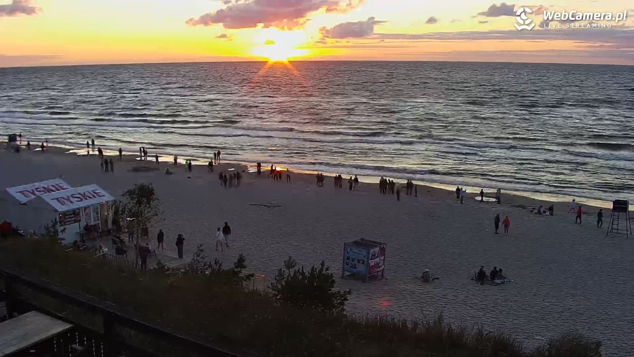 Międzywodzie - widok na plażę - 07 sierpień 2026, 20:42