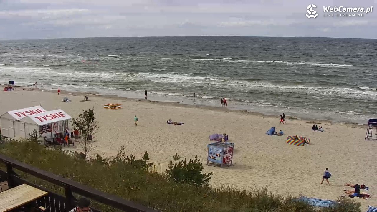Międzywodzie - widok na plażę - 07 sierpień 2026, 15:40