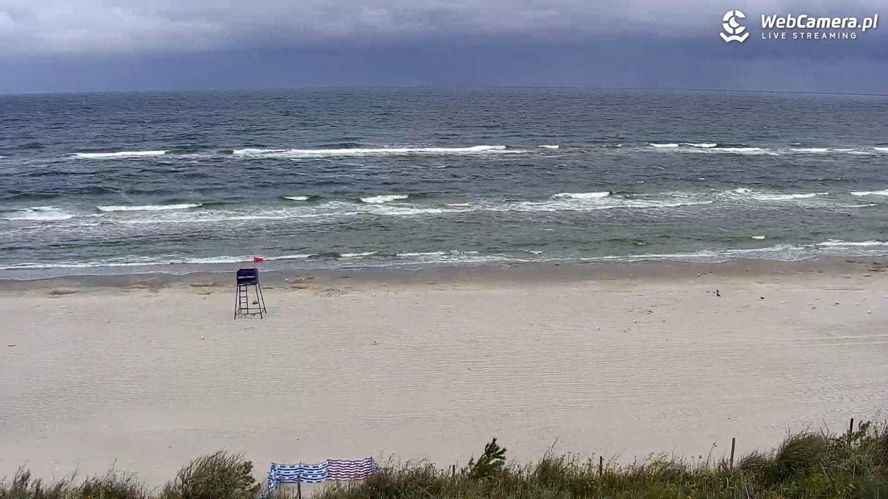 Międzywodzie - widok na plażę - 07 sierpień 2026, 09:40