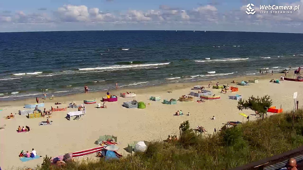 Międzywodzie - widok na plażę - 08 sierpień 2026, 10:57