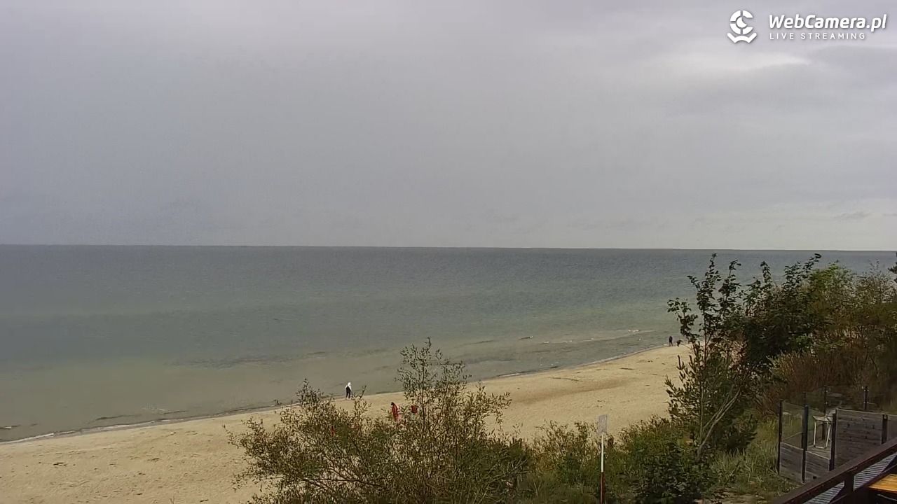 Międzywodzie - widok na plażę - 12 wresień 2025, 12:15