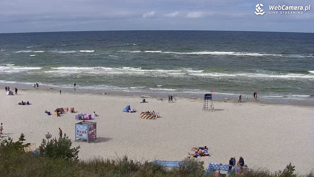 Międzywodzie - widok na plażę - 07 sierpień 2026, 14:34