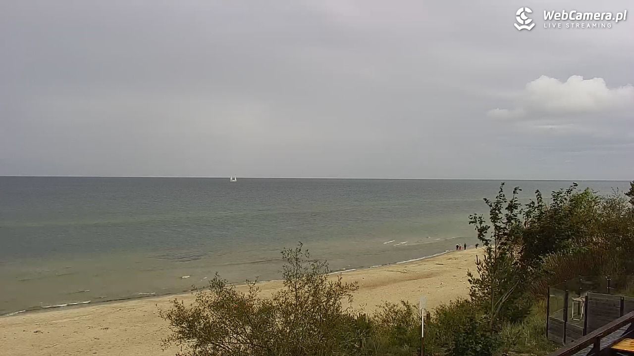 Międzywodzie - widok na plażę - 12 wresień 2025, 12:45
