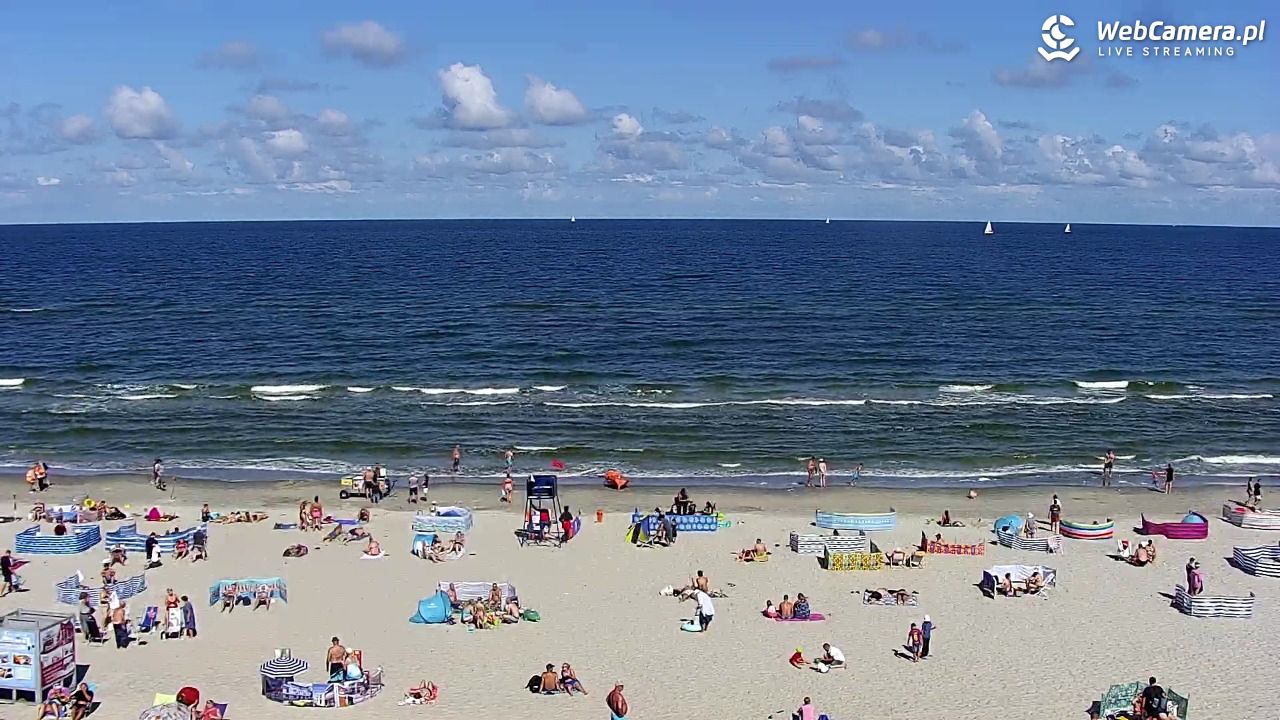Międzywodzie - widok na plażę - 08 sierpień 2026, 11:06