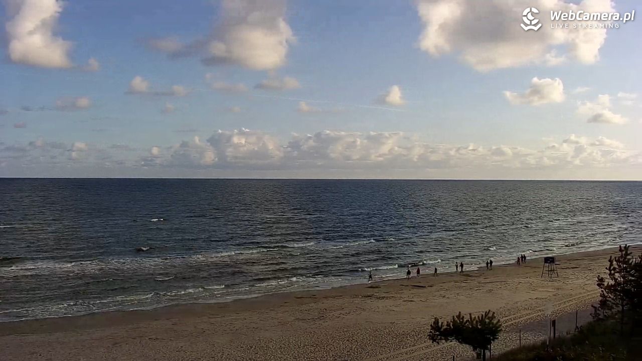 Międzywodzie - widok na plażę - 08 sierpień 2026, 07:16