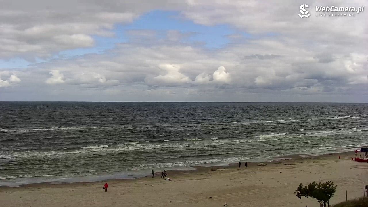 Międzywodzie - widok na plażę - 07 sierpień 2026, 11:10