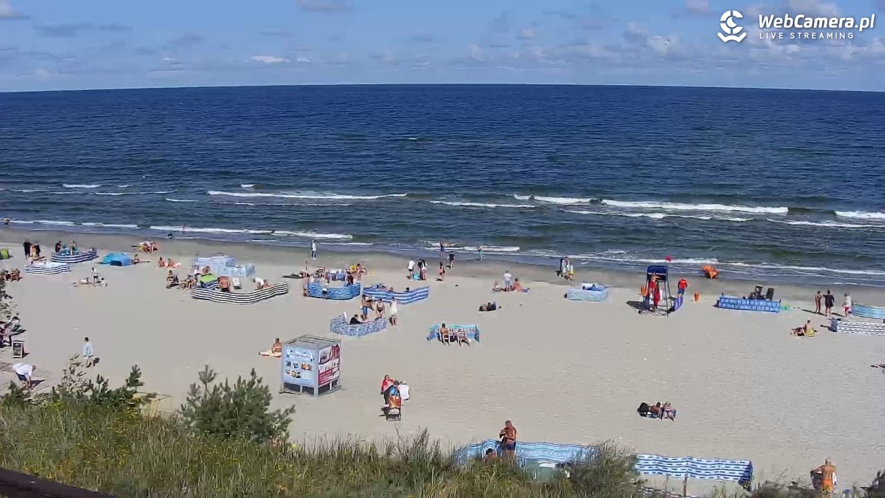 Międzywodzie - widok na plażę - 08 sierpień 2026, 10:32