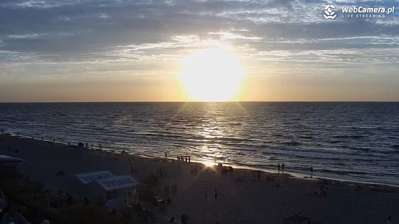Międzywodzie - widok na plażę - 06 sierpień 2026, 20:19