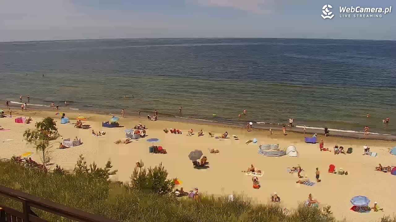 Międzywodzie - widok na plażę - 23 czerwiec 2026, 12:40