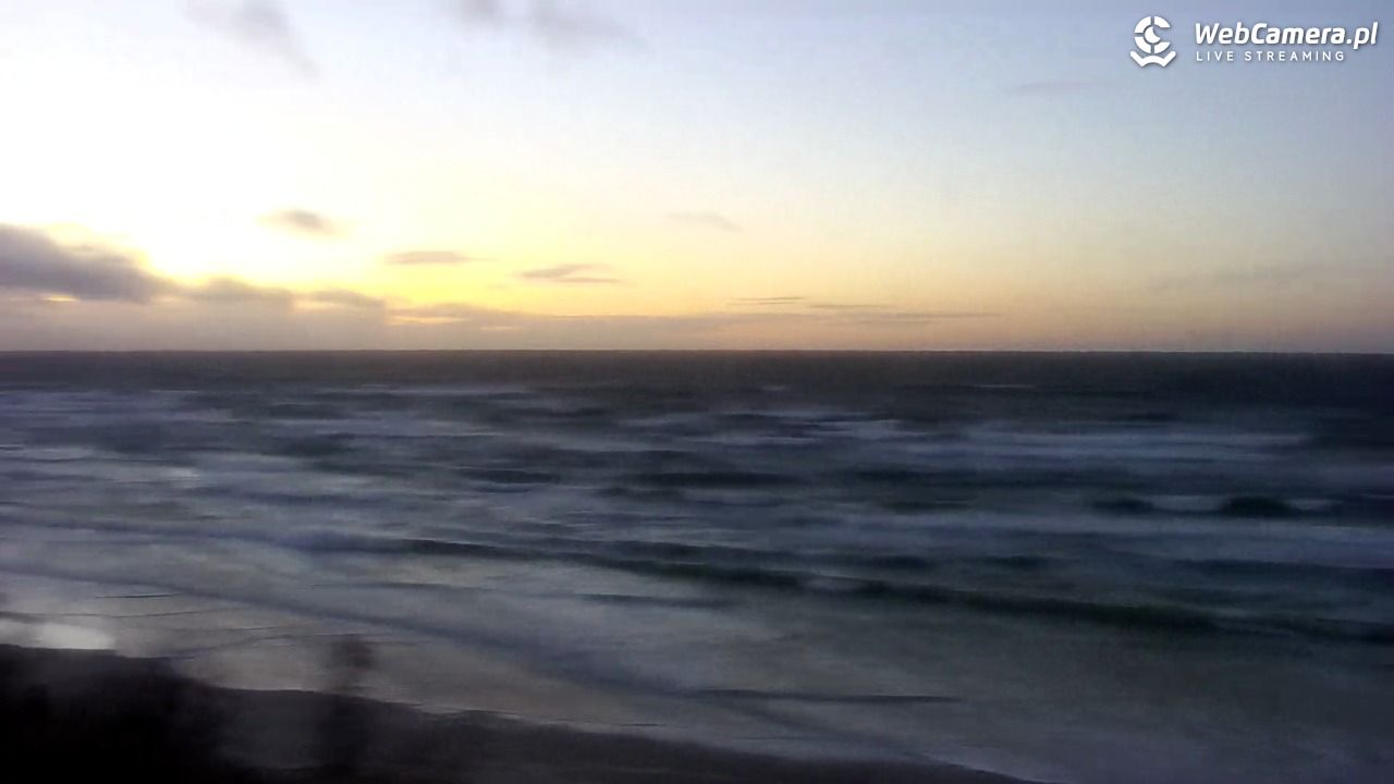 Międzywodzie - widok na plażę - 30 październik 2025, 16:58