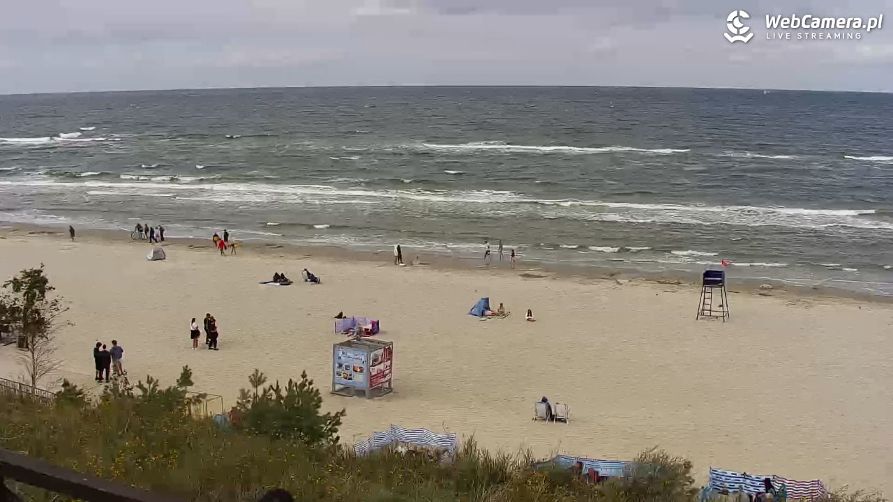 Międzywodzie - widok na plażę - 07 sierpień 2026, 13:22