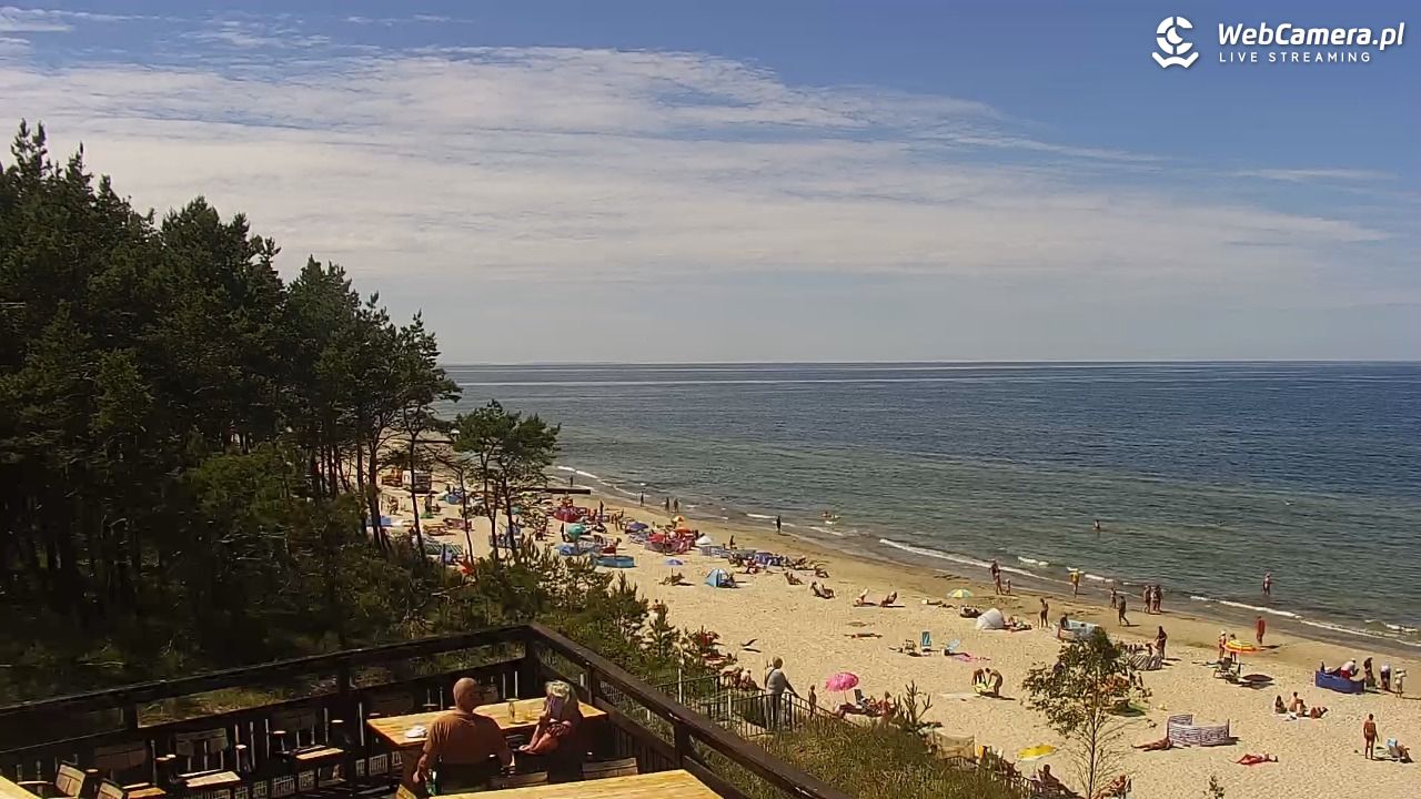 Międzywodzie - widok na plażę - 23 czerwiec 2026, 13:40