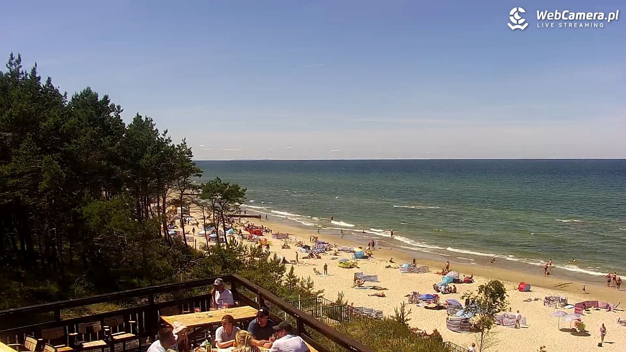 Międzywodzie - widok na plażę - 22 czerwiec 2026, 13:33