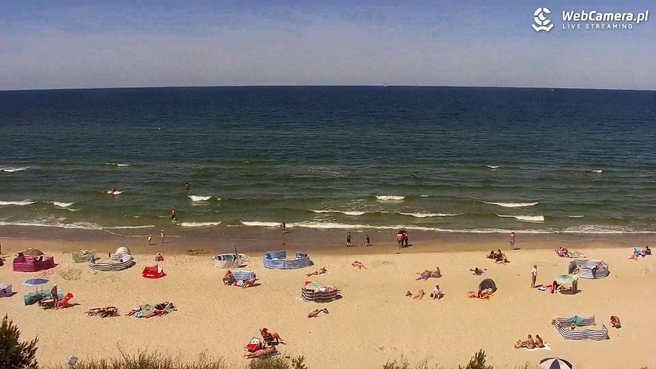 Międzywodzie - widok na plażę - 22 czerwiec 2026, 13:52