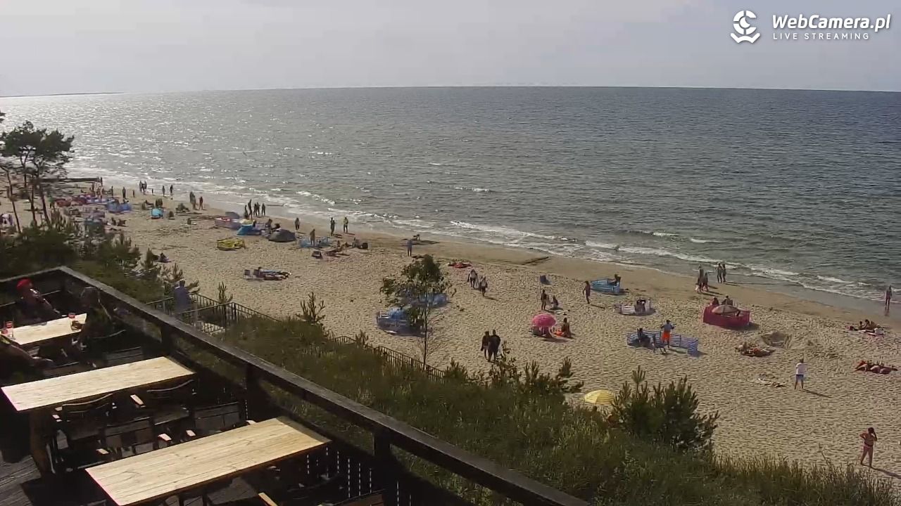 Międzywodzie - widok na plażę - 22 czerwiec 2026, 16:39