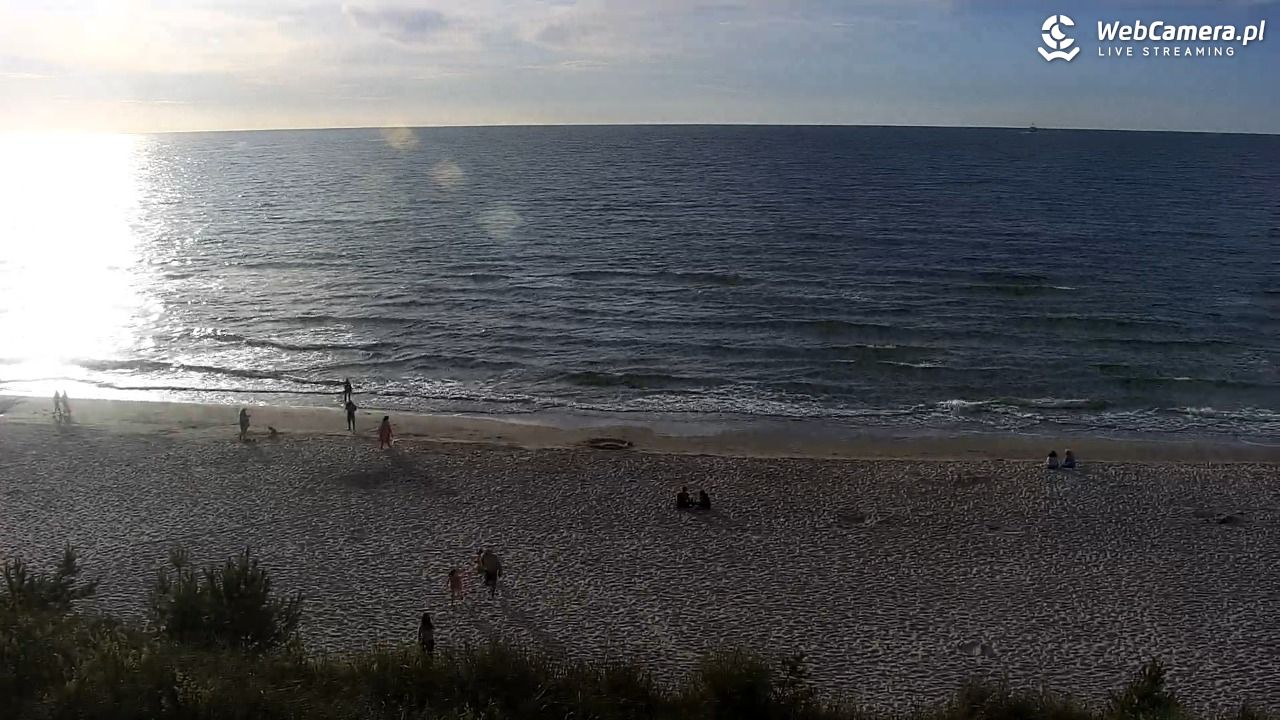 Międzywodzie - widok na plażę - 22 czerwiec 2026, 19:57